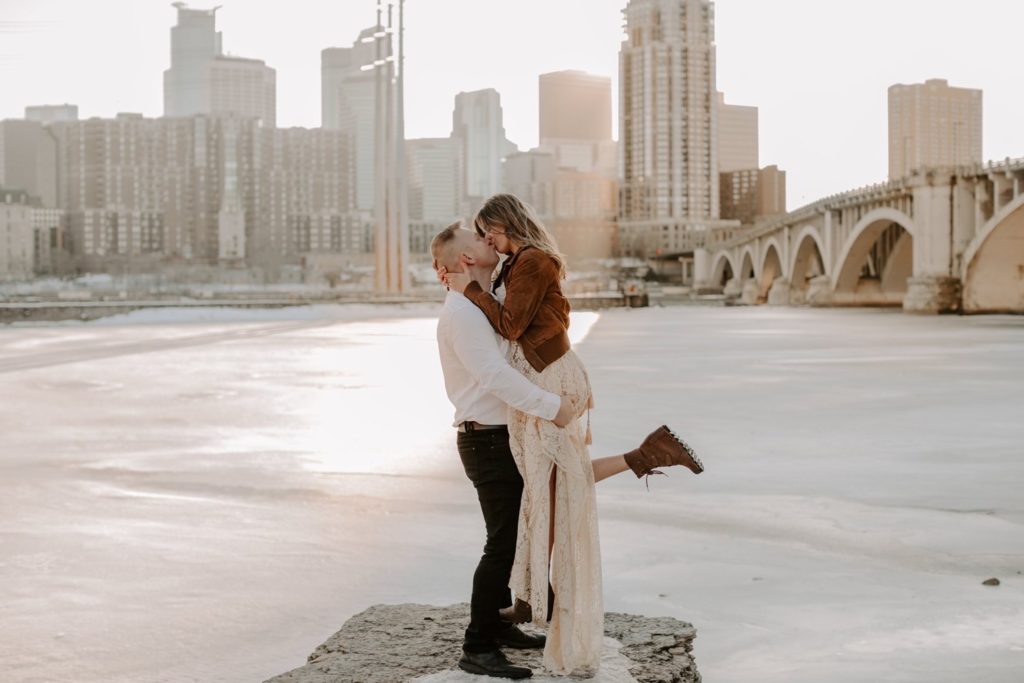 downtown minneapolis mn elopement along st. anthony main