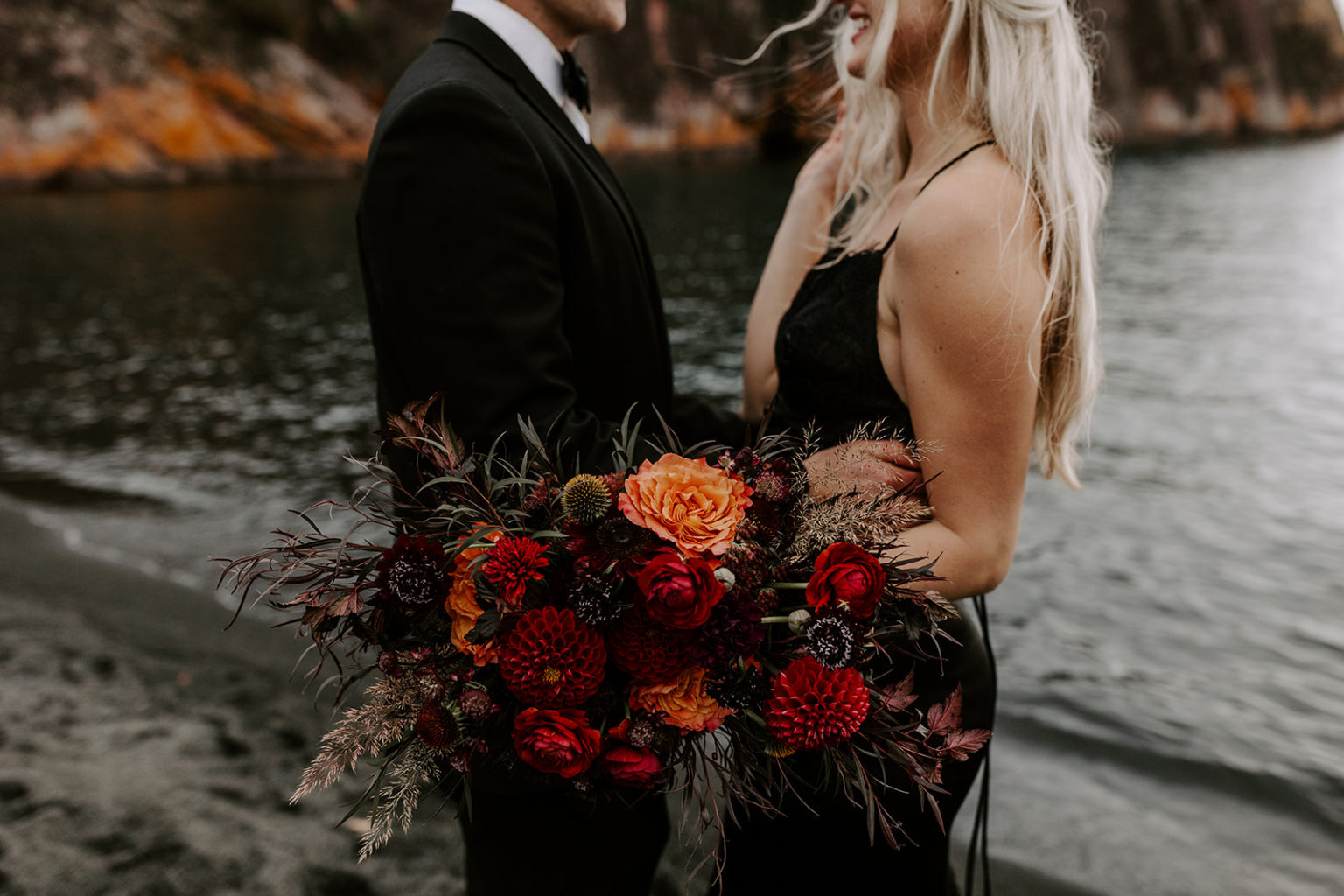 Spooky + Chic Halloween Elopement Inspiration Samantha Burke Photography