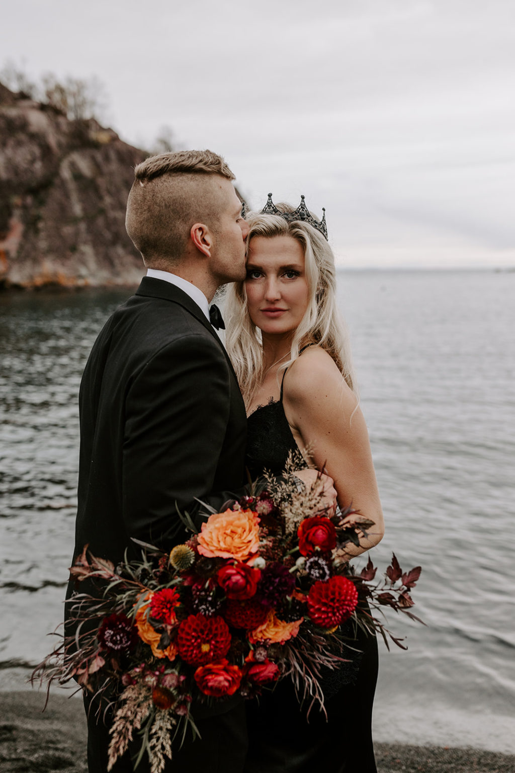 Spooky + Chic Halloween Elopement Inspiration Samantha Burke Photography