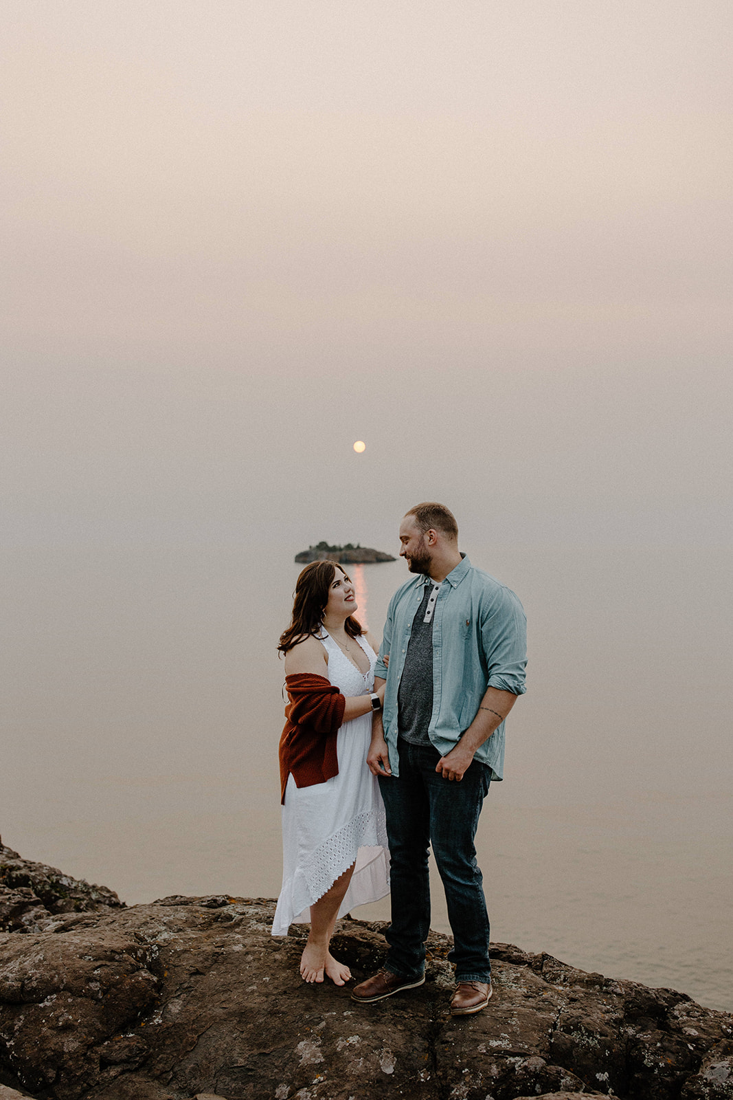 Black Beach Engagement Photos