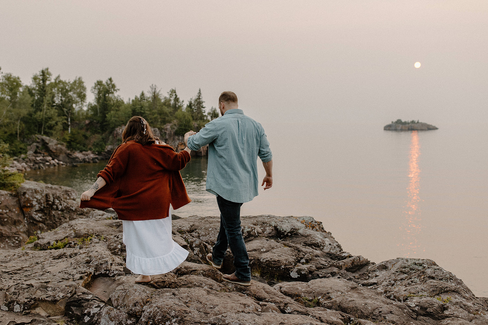 Black Beach Engagement Photos