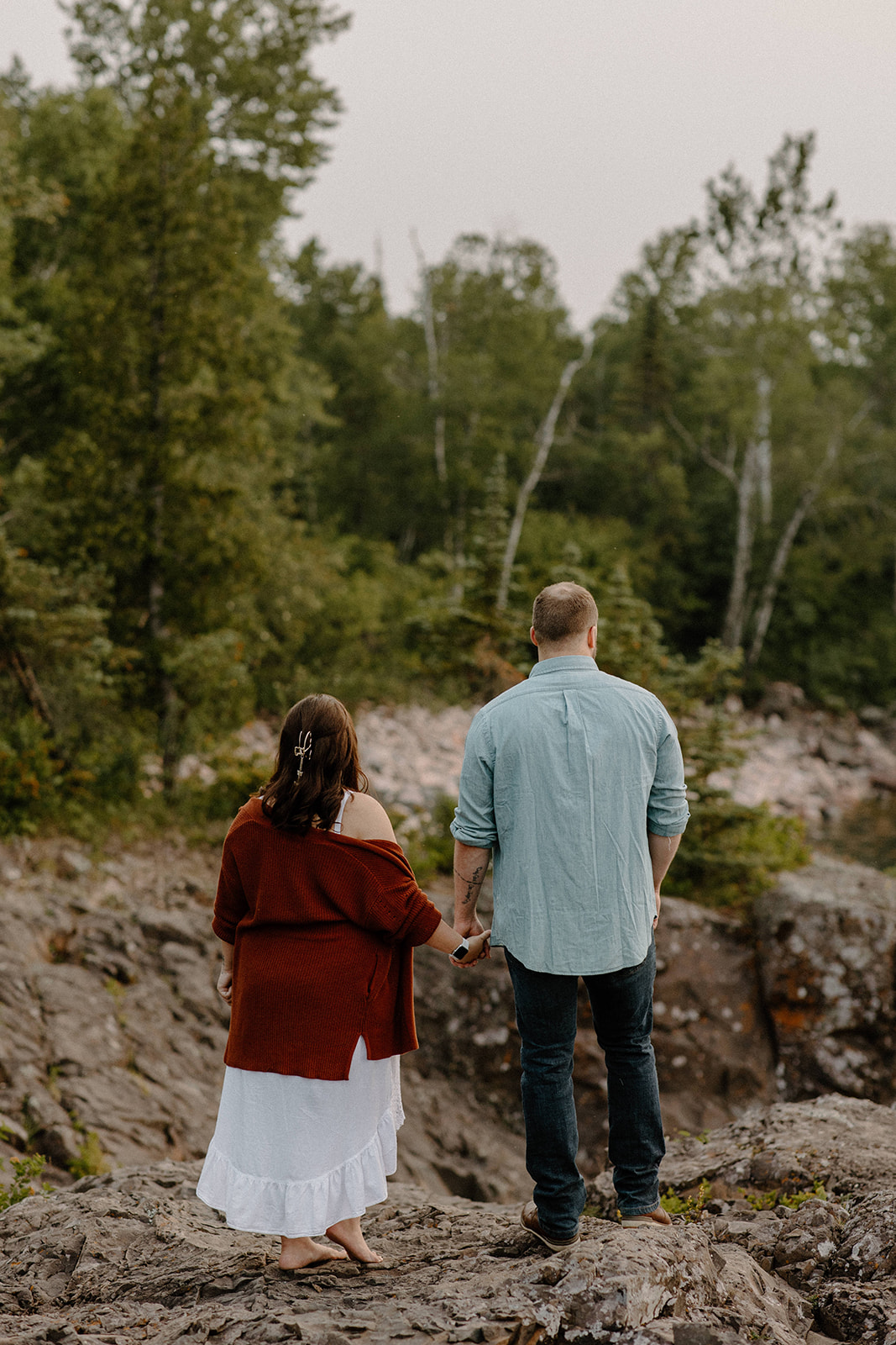 Black Beach Engagement Photos