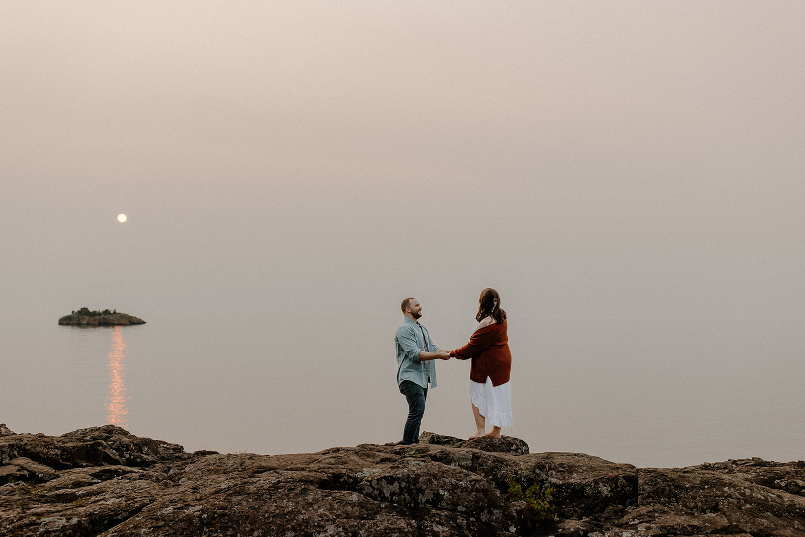 Black Beach Engagement Photos