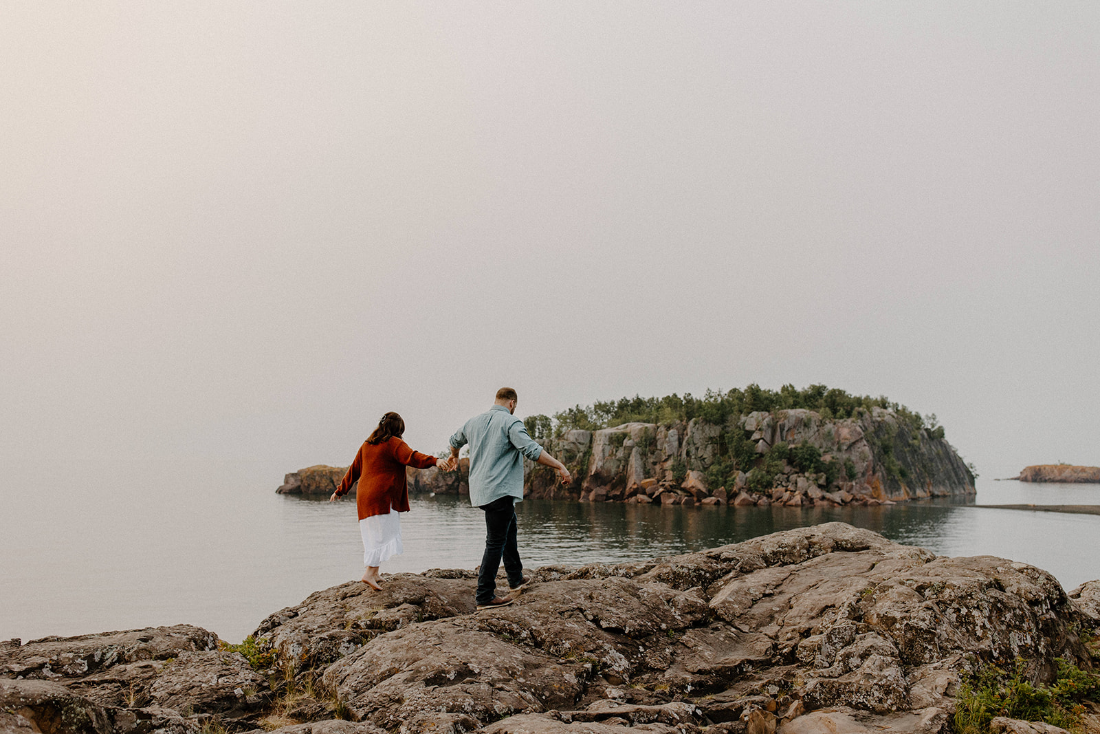 Black Beach Engagement Photos