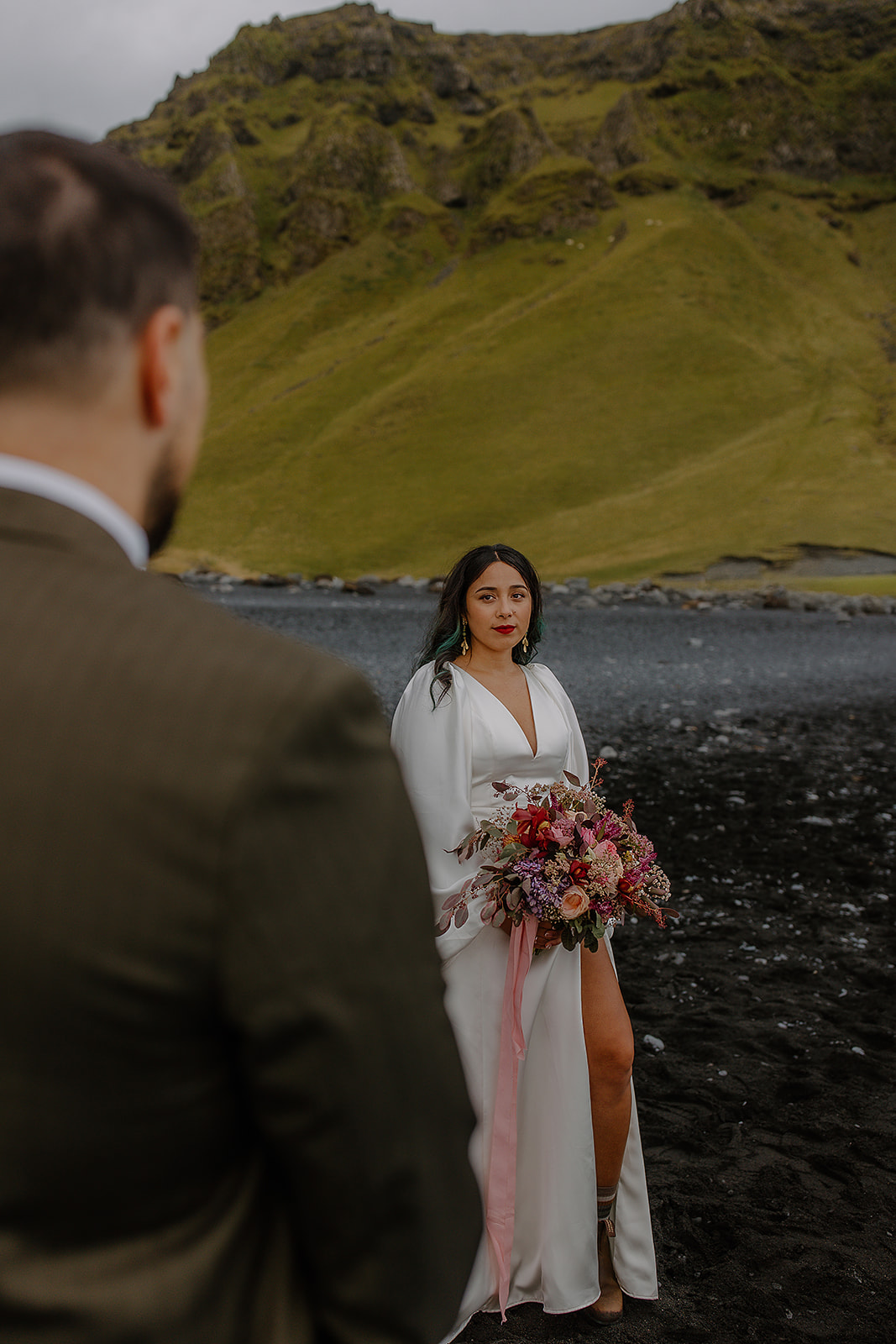 Reynisfjara Black Beach Elopement Photos