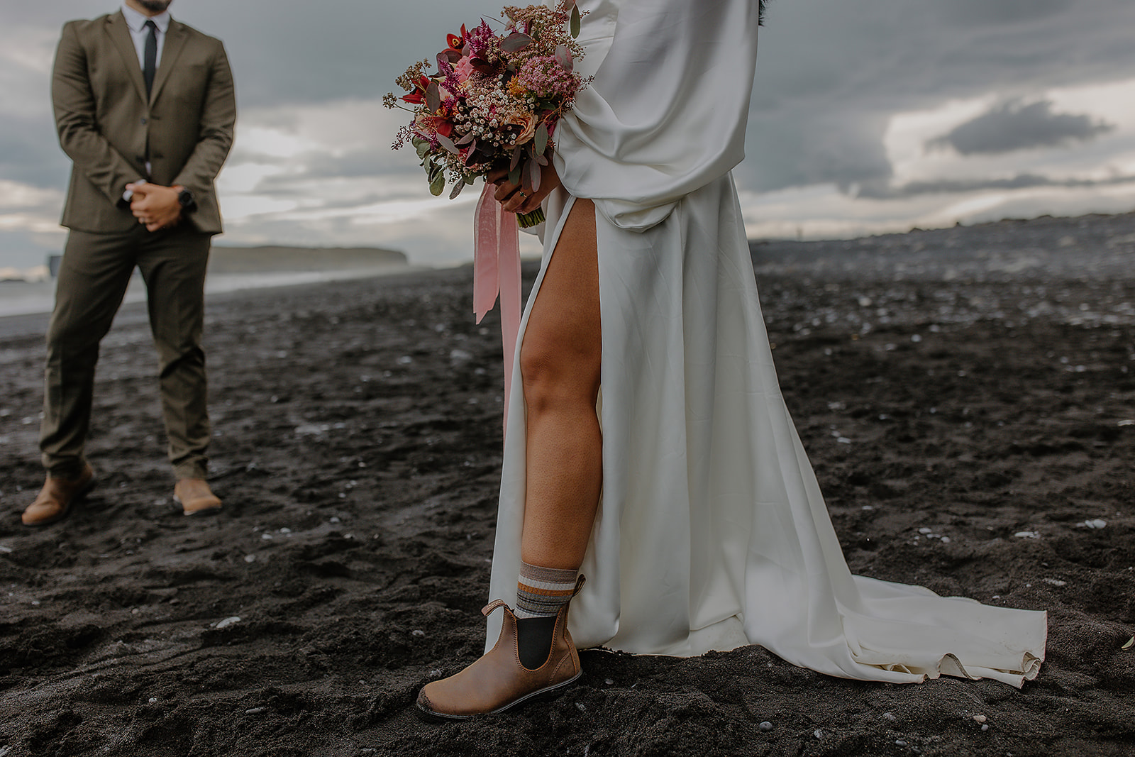 Reynisfjara Black Beach Elopement Photos