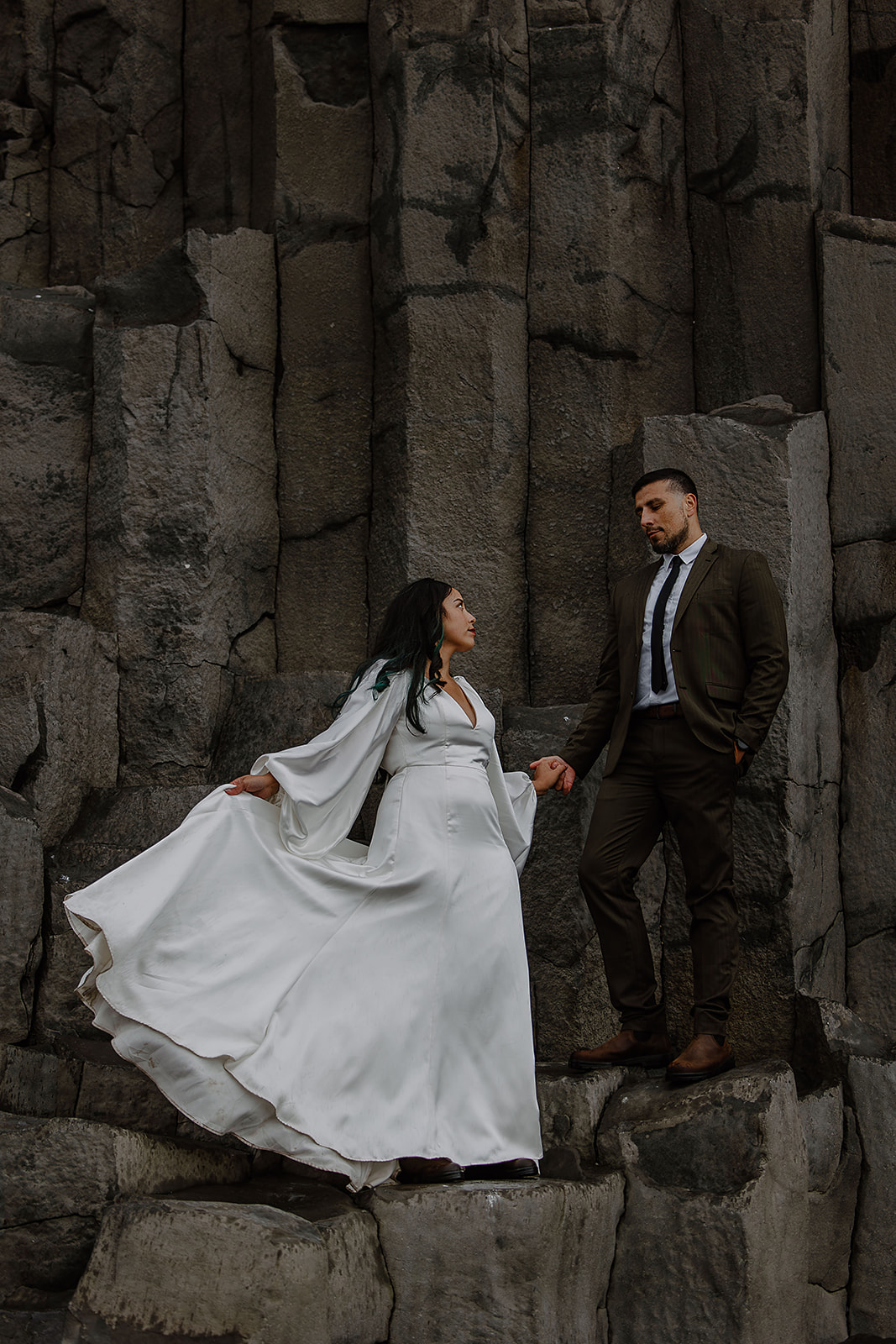 Reynisfjara Black Beach Elopement Photos