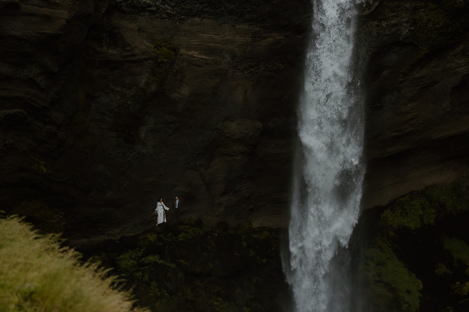 Kvernufoss Iceland Elopement from an Iceland Elopement Photographer