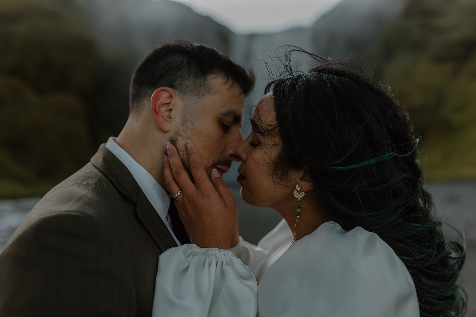 Skogafoss Waterfall Elopement Adventure