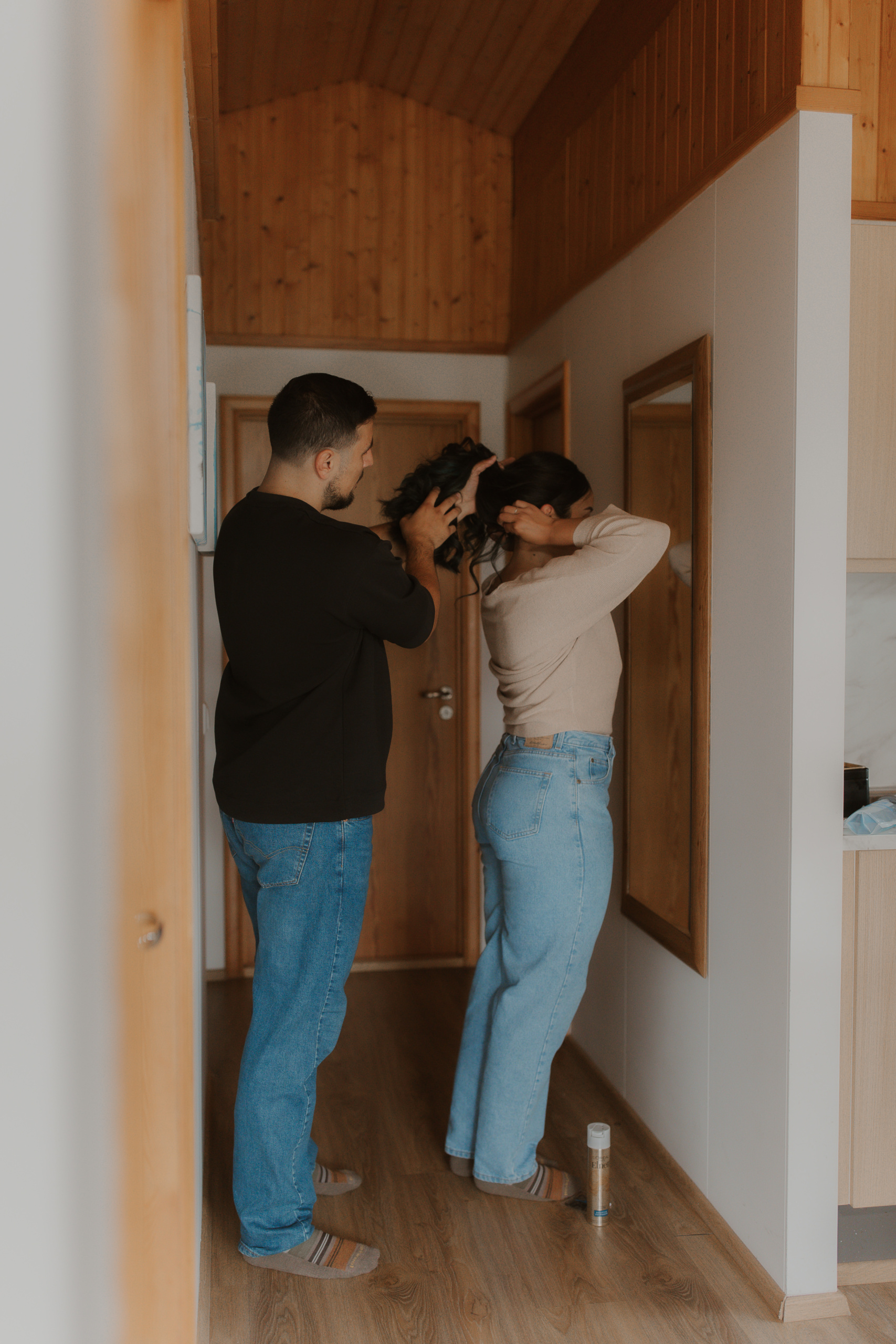 Elopement Getting Ready Photos in Iceland