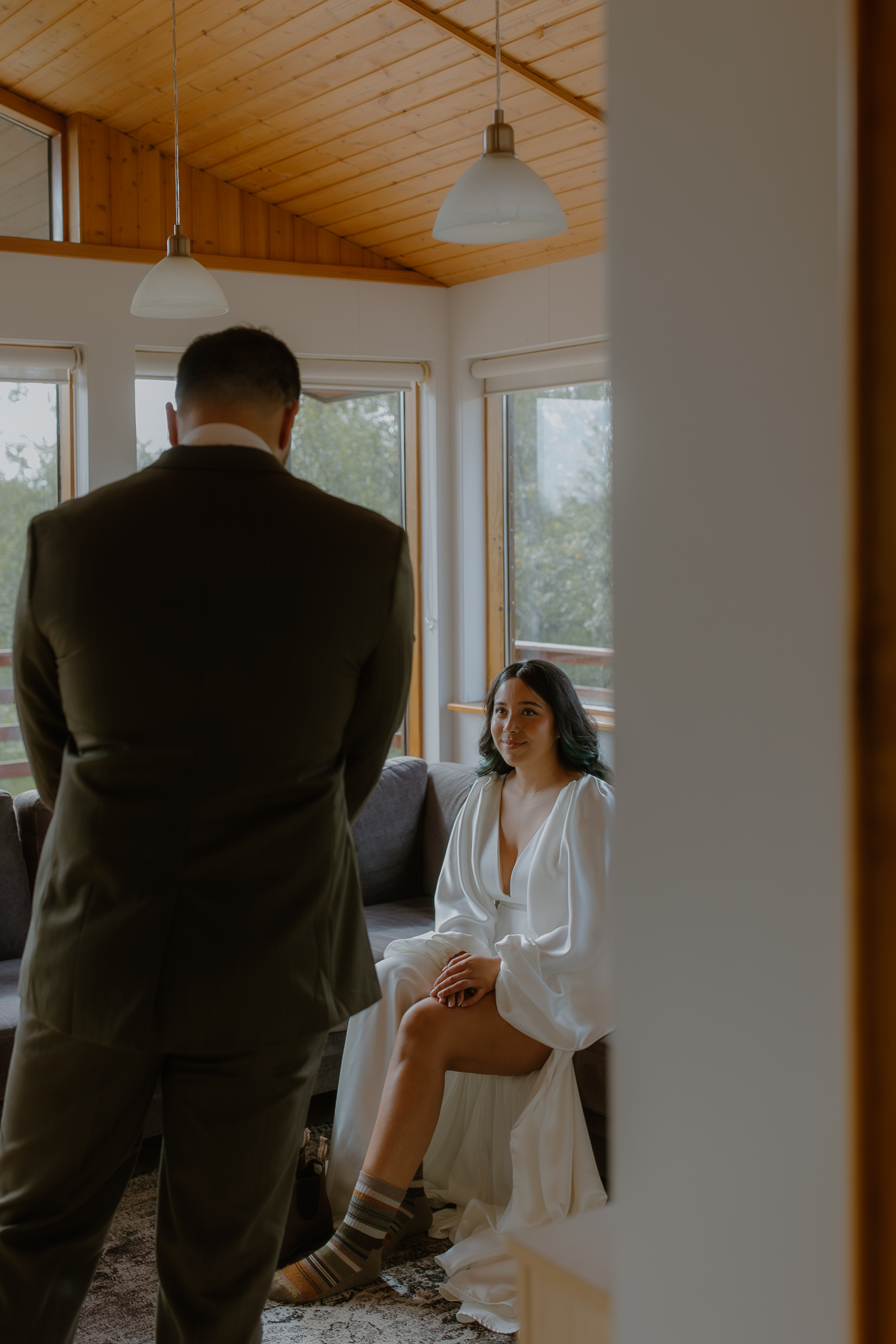 Elopement Getting Ready Photos in Iceland