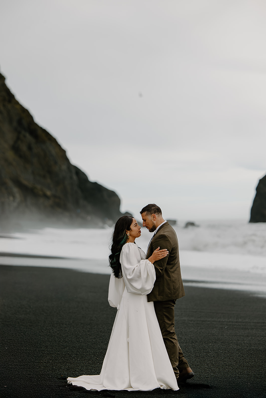 Reynisfjara Black Beach Elopement Photos