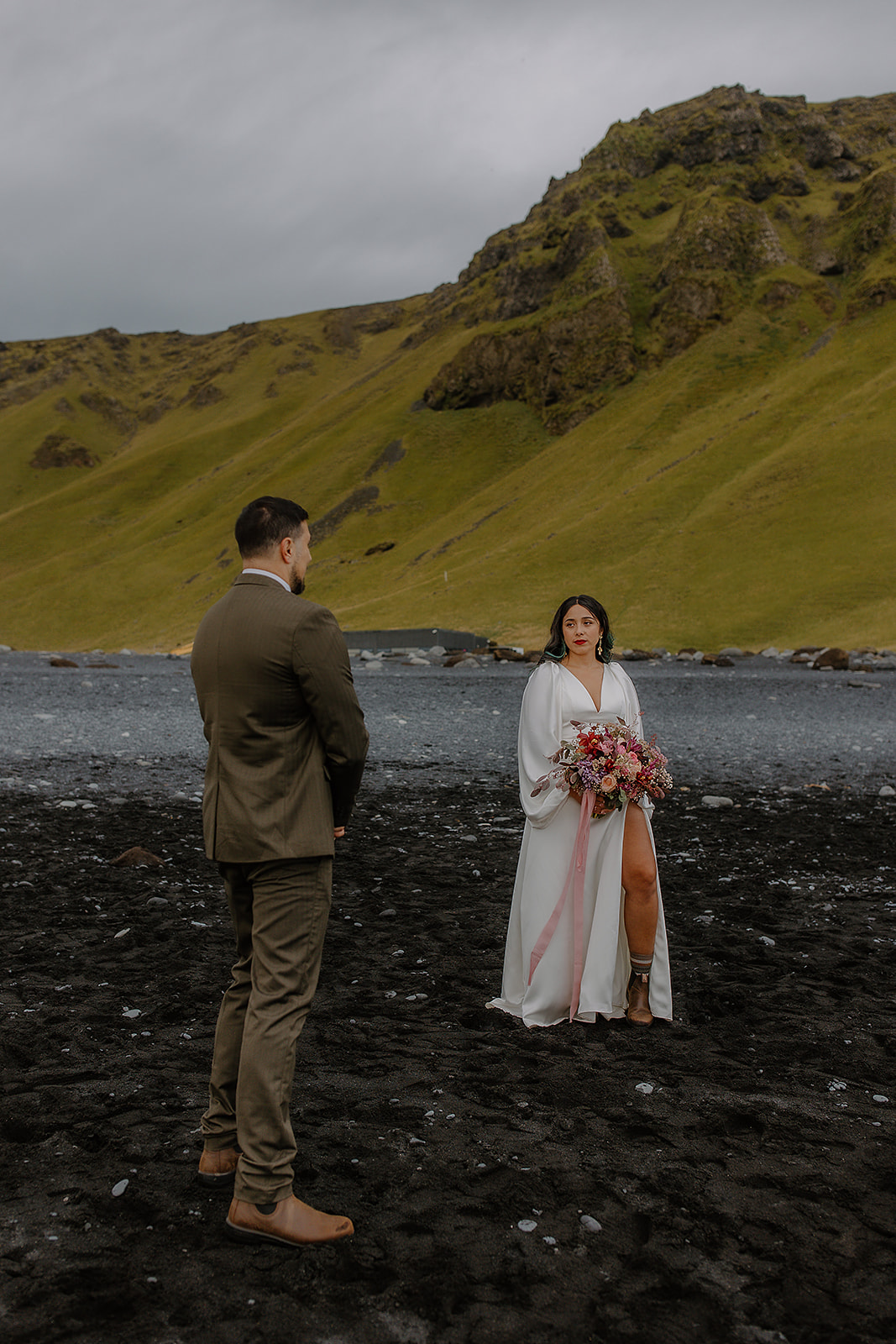 Reynisfjara Black Beach Elopement Photos